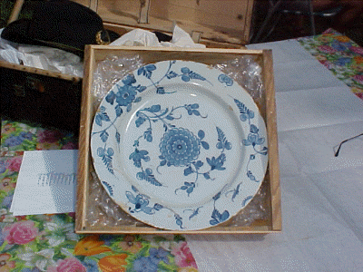 Plate from early 1700s owned by Henrietta Bradstreet Porter in possesion of Raymond Lynch